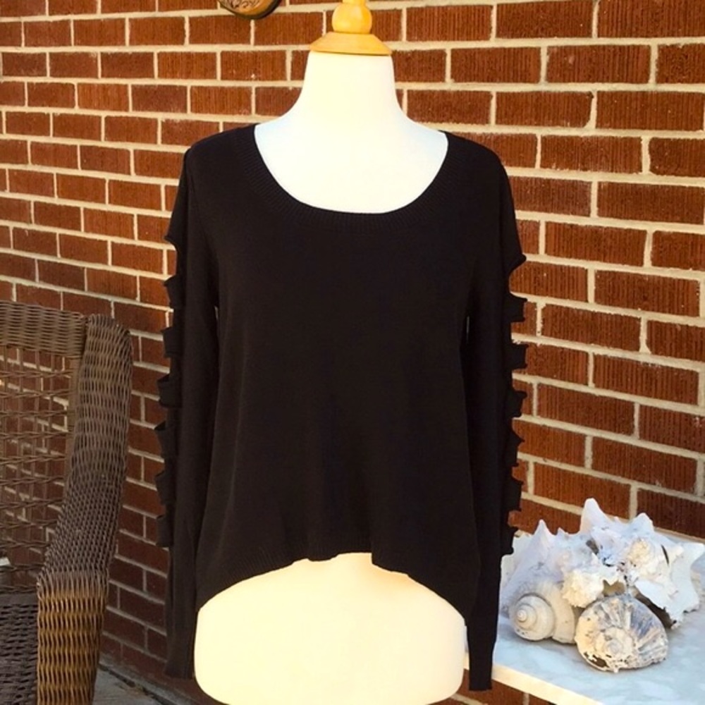 Billabong Hi Lo Black Sweater Size Small